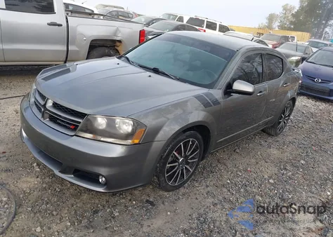 2013 Dodge Avenger R/T from USA, damaged, VIN 1C3CDZBG9DN562847